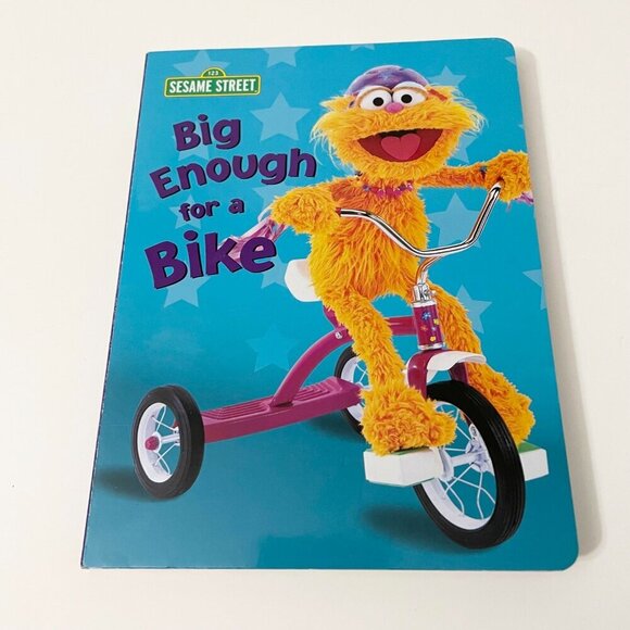 Sesame Street Big Enough For A Bike Book Zoe Board Book - Picture 11 of 11